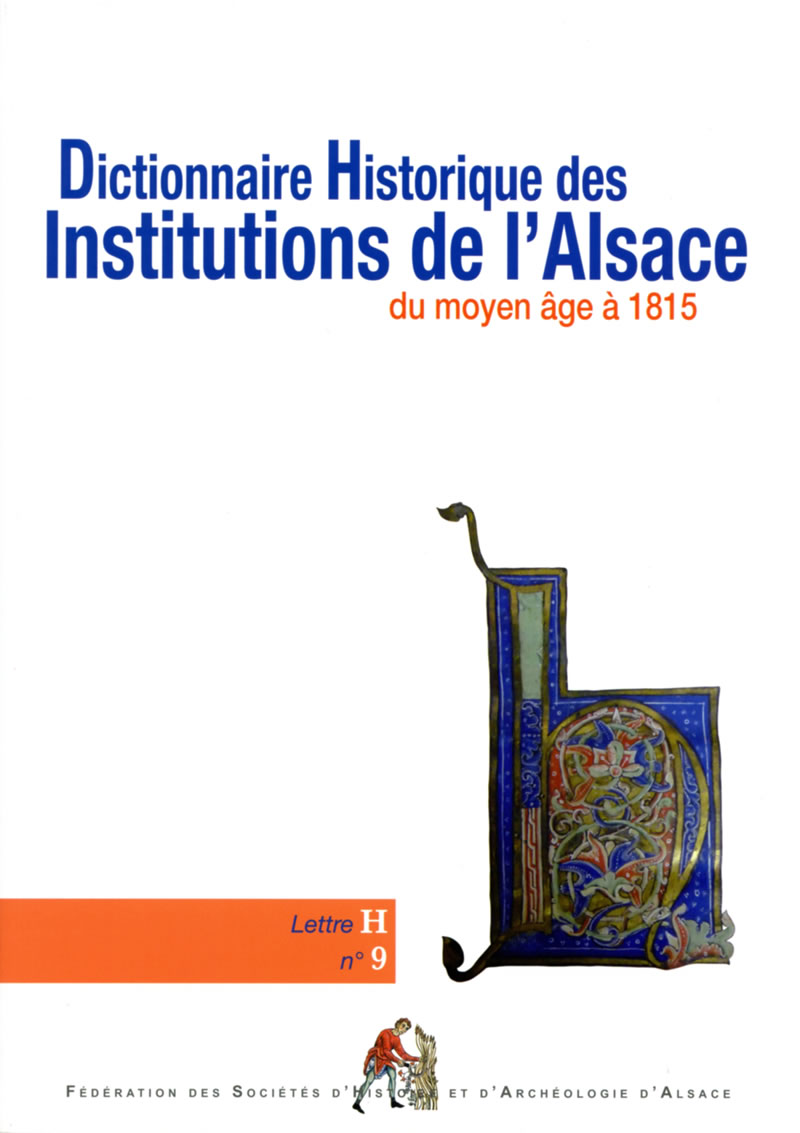 DHIA_H Dictionnaire des institutions d'Alsace - H