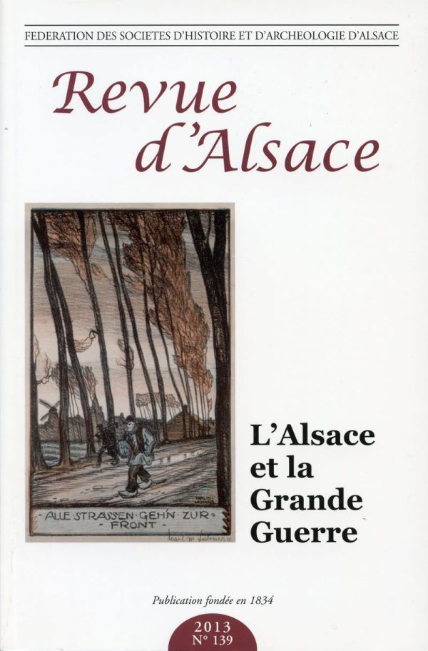 Revue d'Alsace 2013 - N°139