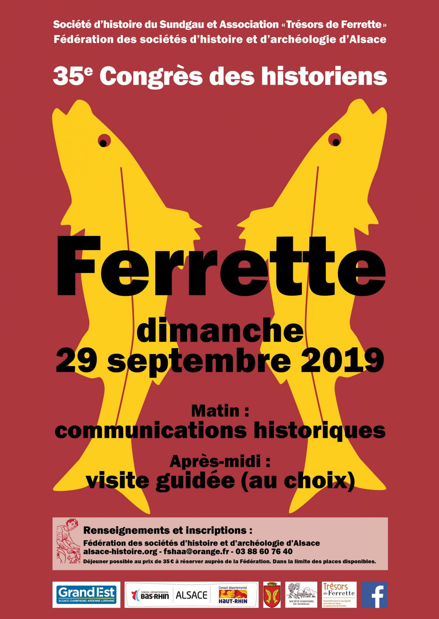 Congrès des Historiens – Dimanche 29 septembre 2019