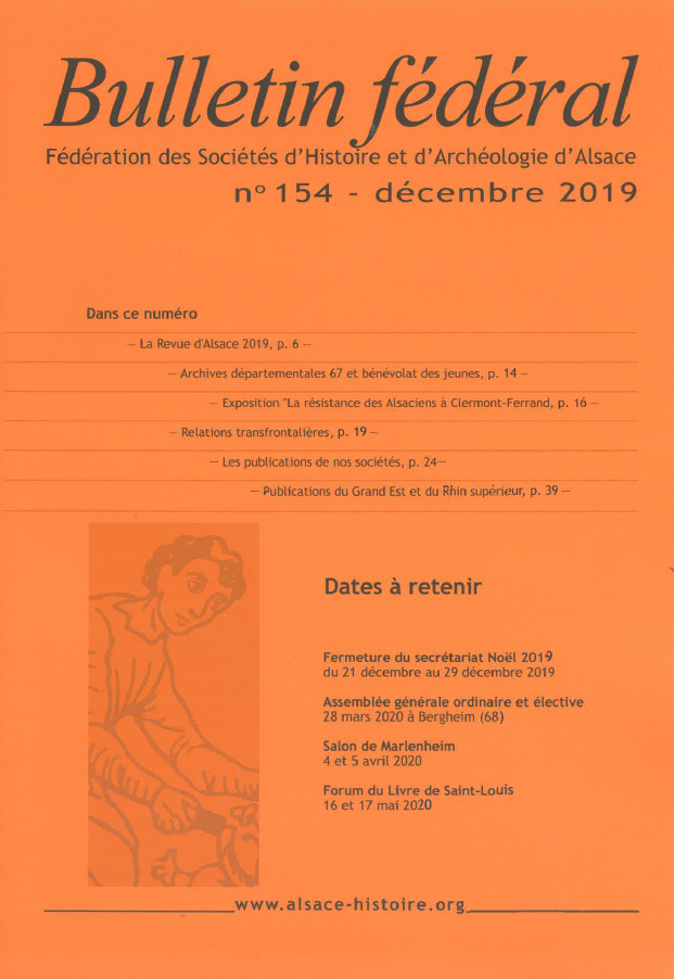 Bulletin fédéral n°154 – Décembre 2019