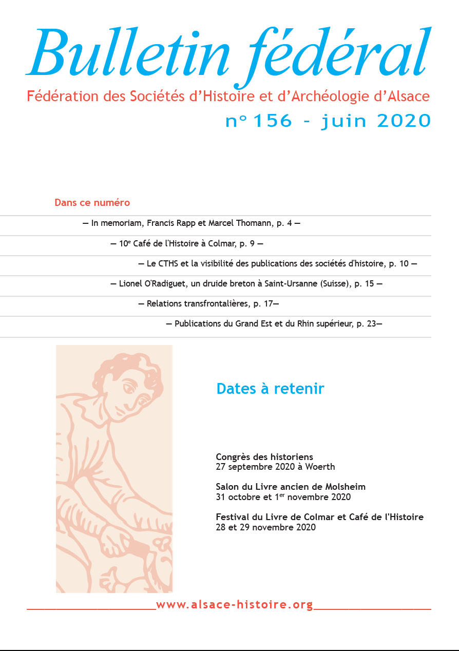 Bulletin fédéral n°156 – Juin 2020