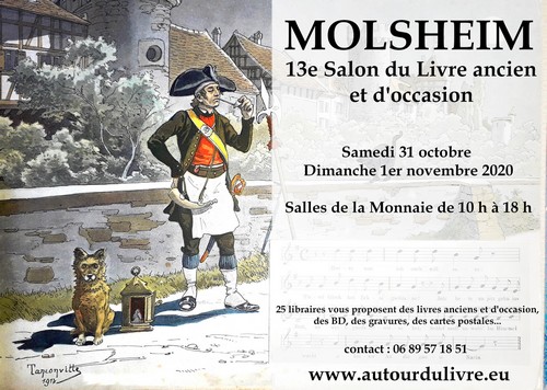 ANNULATION du salon du livre ancien et d’occasion de Molsheim 2020