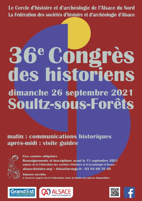 Congrès des historiens de l’Alsace 2021