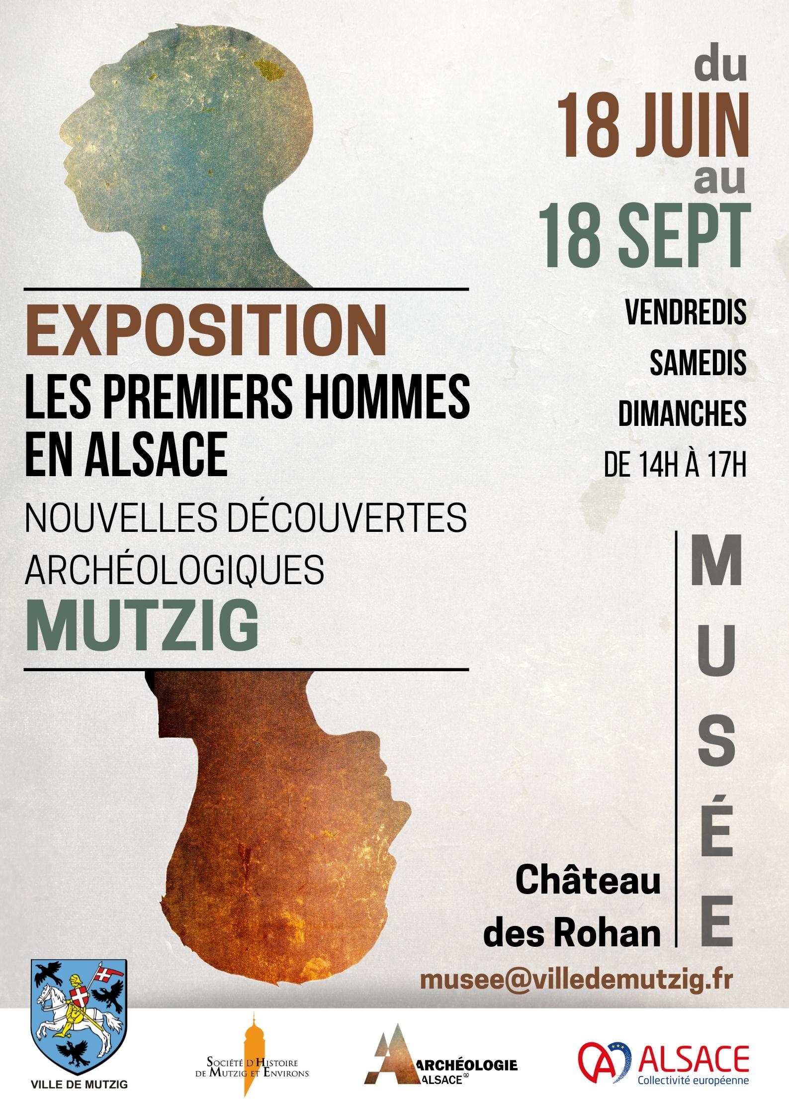 Exposition « Les premiers hommes en Alsace » au Château des Rohan à Mutzig