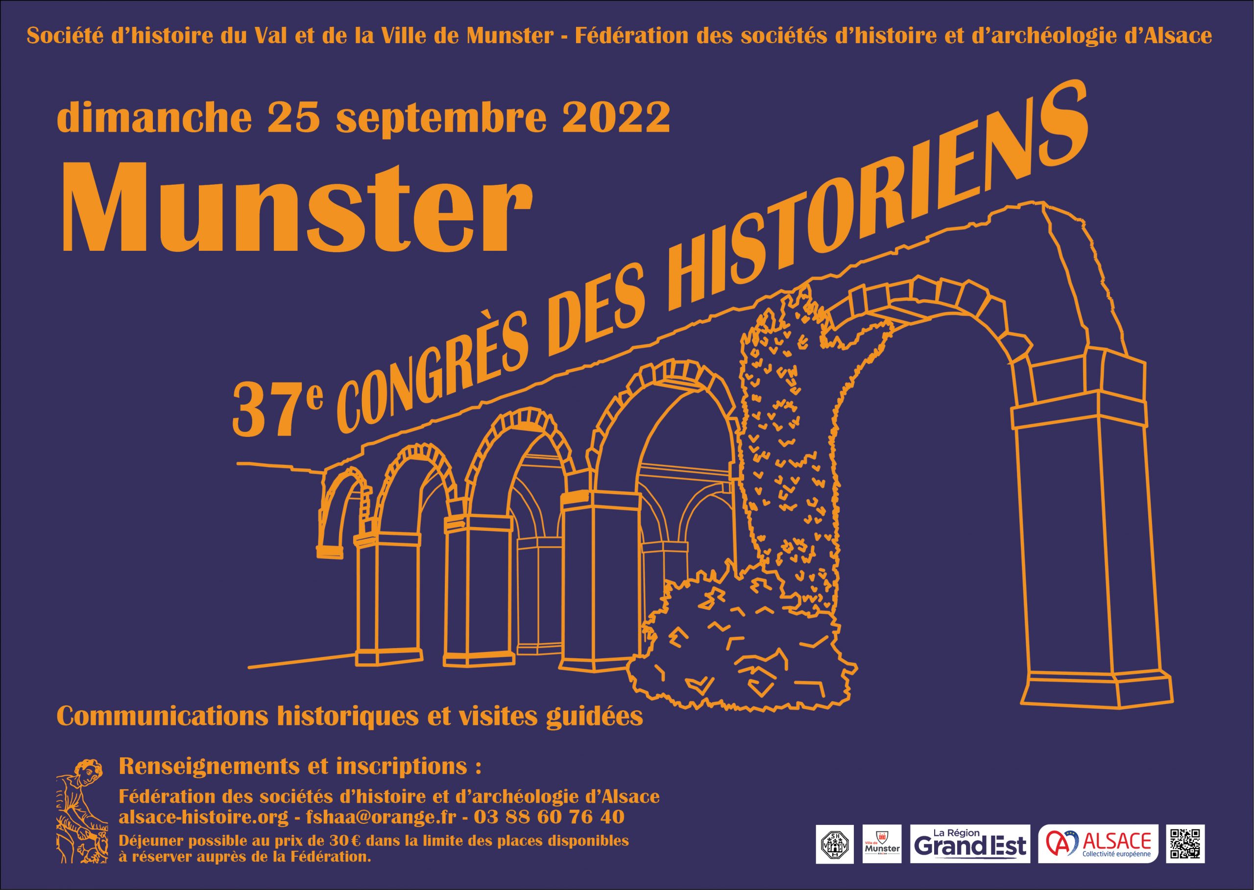 Dimanche 25 septembre 2022 – Congrès des historiens de l’Alsace