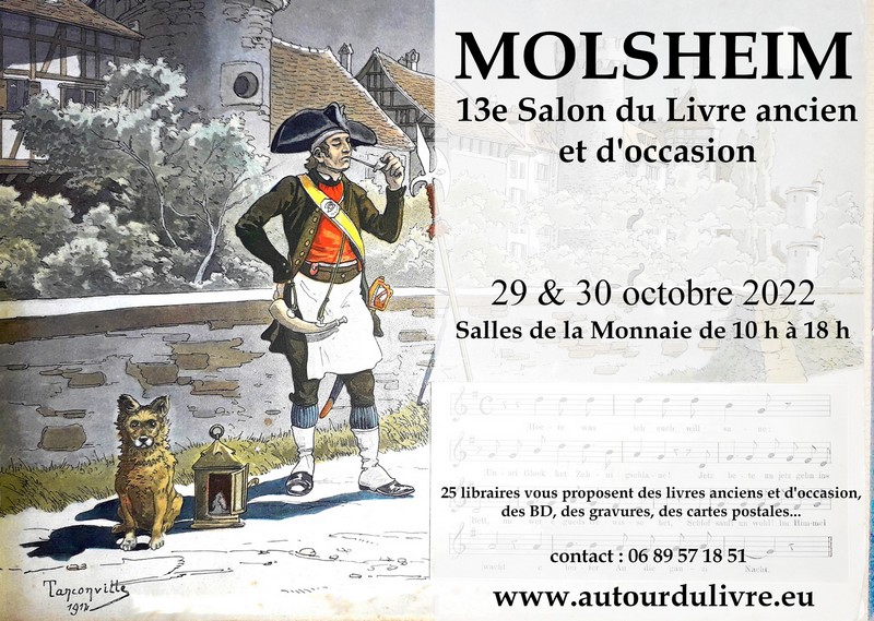 Salon du livre de Molsheim les 29 et 30 octobre 2022