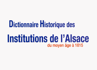 Dictionnaire des institutions d'Alsace