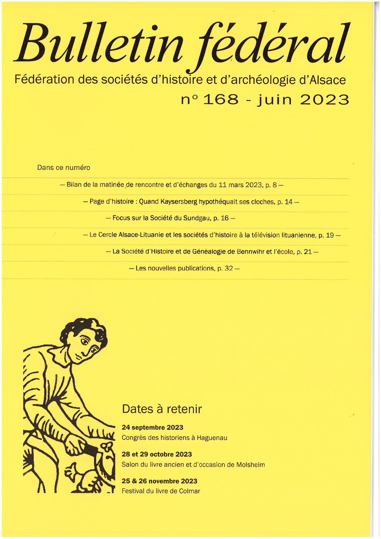 Bulletin fédéral n°168 de juin 2023