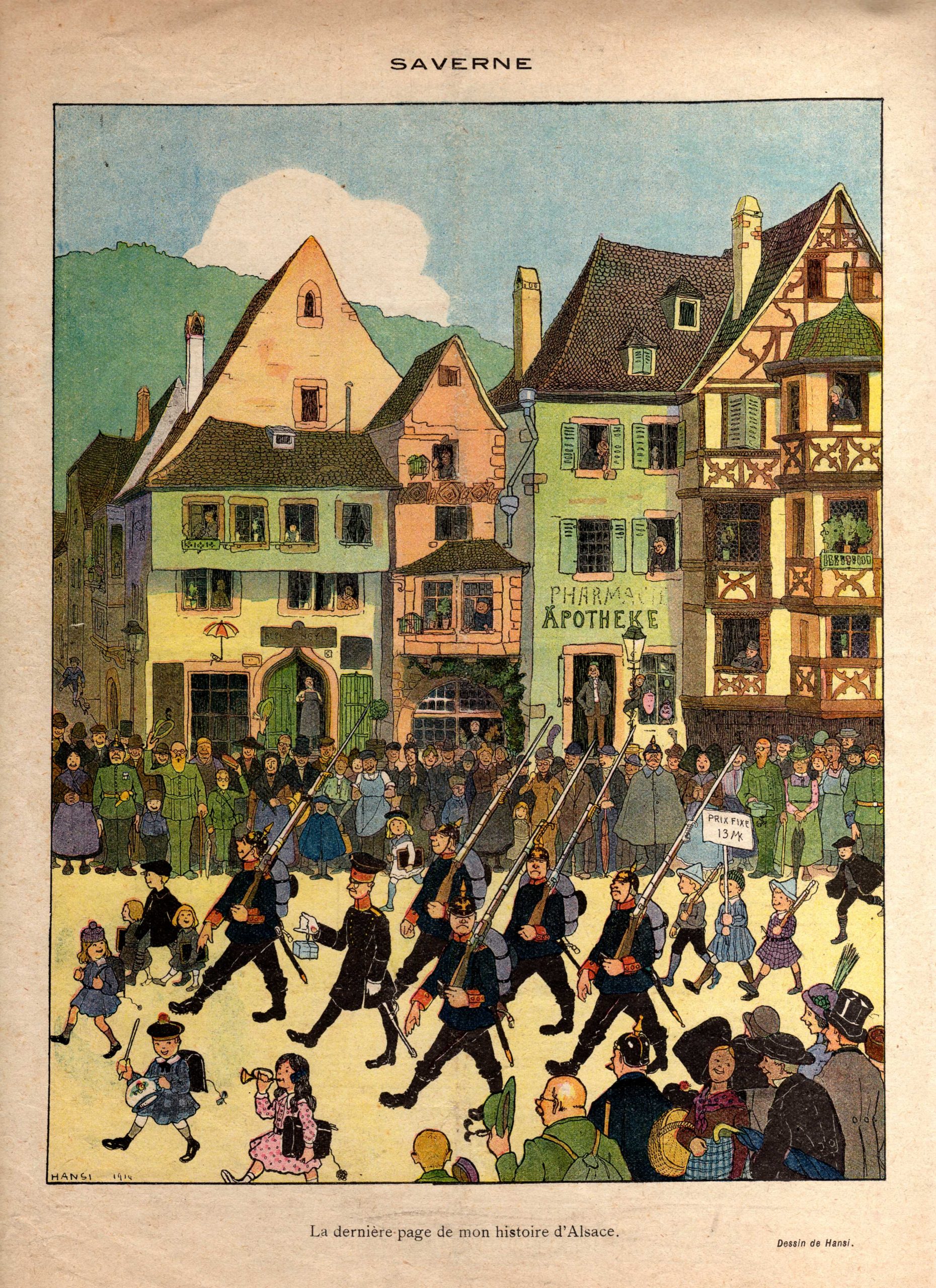 Conférence “Une Alsace rebelle. L’affaire de Saverne : les Wackes contre le lieutenant prussien (1913-1914)”
