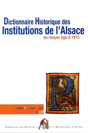Dictionnaire historique des Institutions d'Alsace - P2