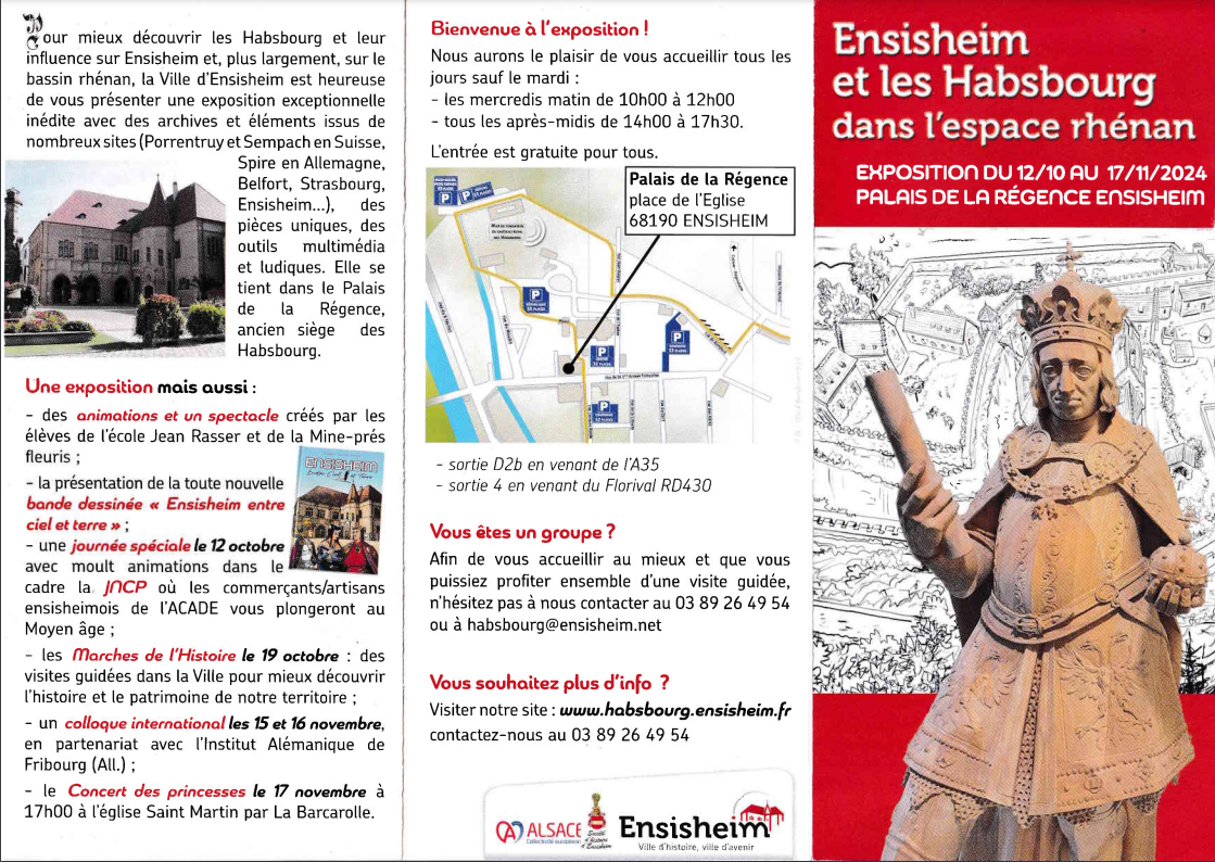 Manifestations autour des Habsbourg à Ensisheim